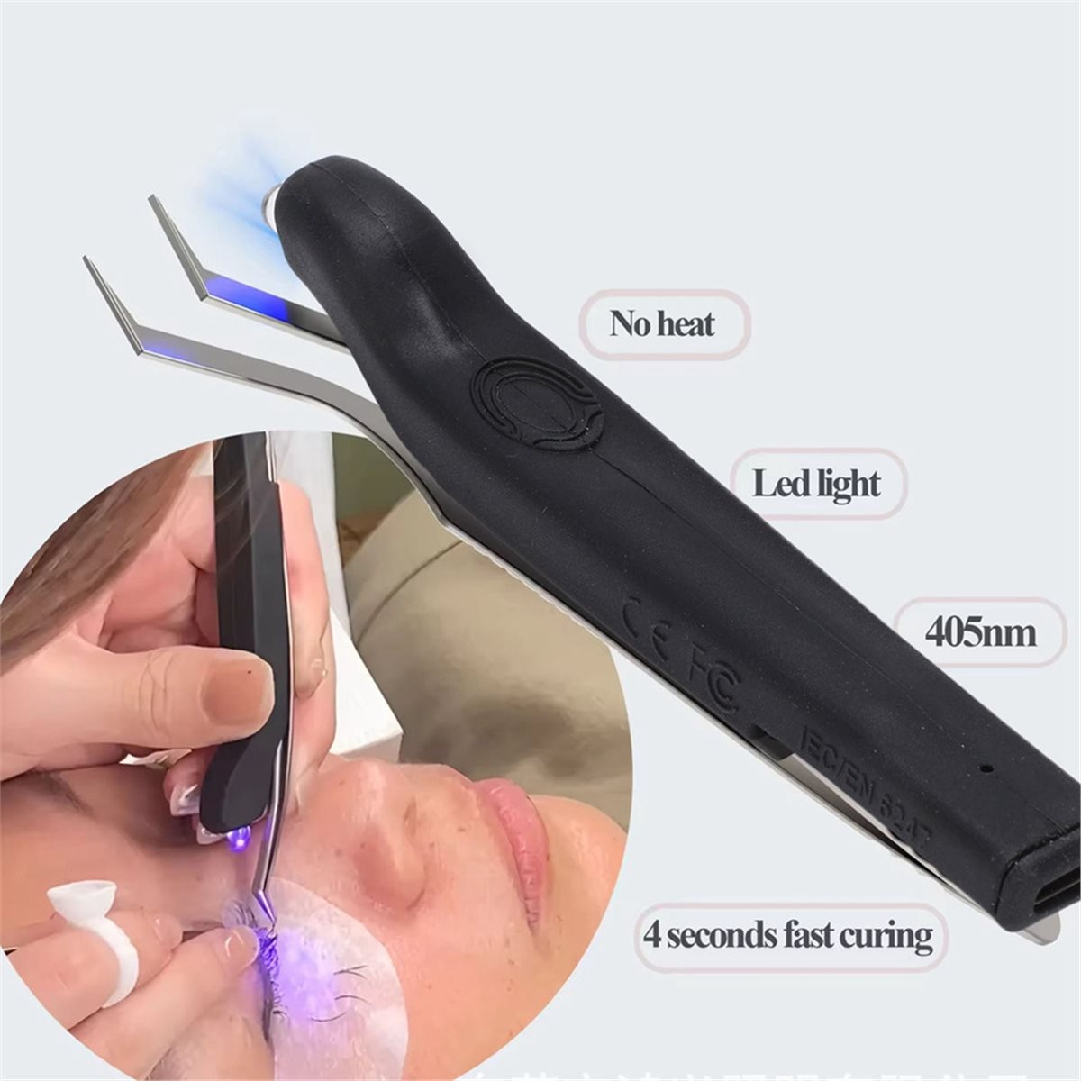 Nail Art Ombre - Pince à épiler UV rechargeable utile