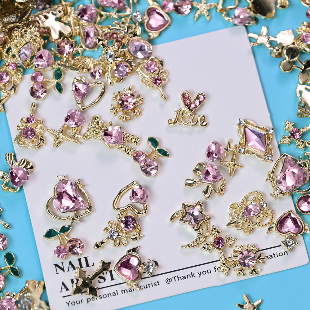 30 pièces de breloques pour on - Nail Art Valentines Day avis et prix