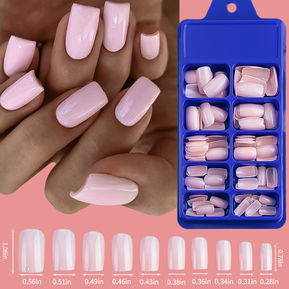 100/120 pièces rose blanc pres - Nail Art Ombre avis et prix