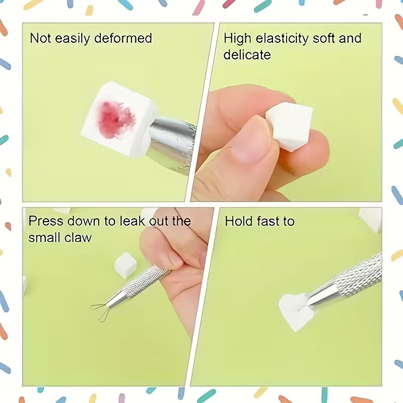 Mini éponge à ongles et pinces - Nail Art Ombre avis et prix