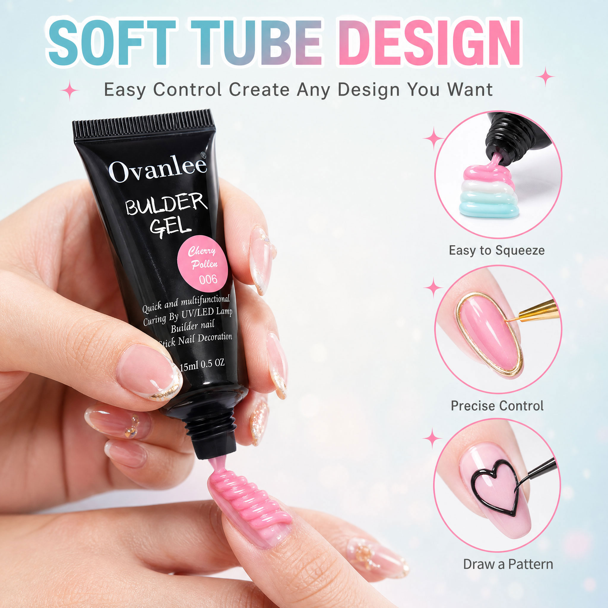 Kit de gel de construction 3-e - Nail Art Ombre avis et prix