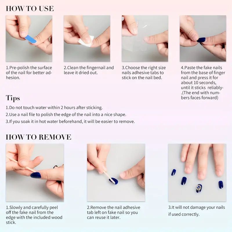 10 pièces de faux ongles de lu - Nail Art Press On avis et prix