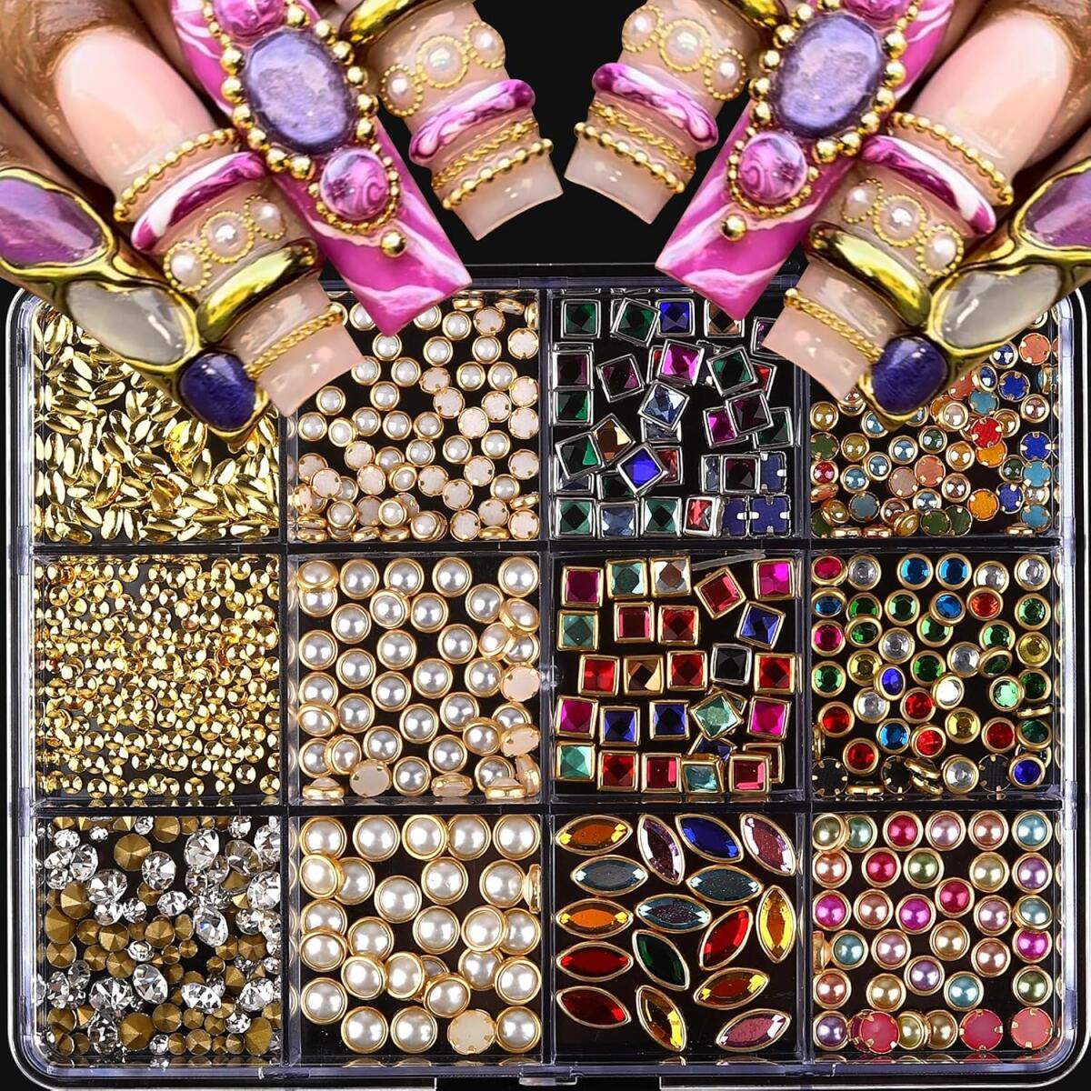 1 Boîte de Strass pour Ongles  - Nail Art Valentines Day avis et prix