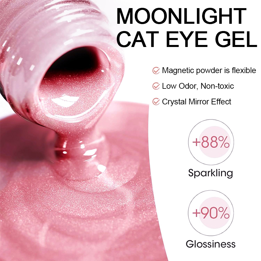 Vernis à ongles gel œil de cha - Nail Art Valentines Day avis et prix