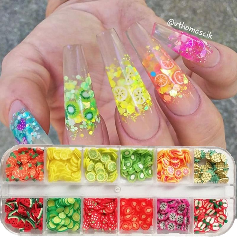 1000pc-240Pc tranches de fruit - Nail Art Valentines Day avis et prix